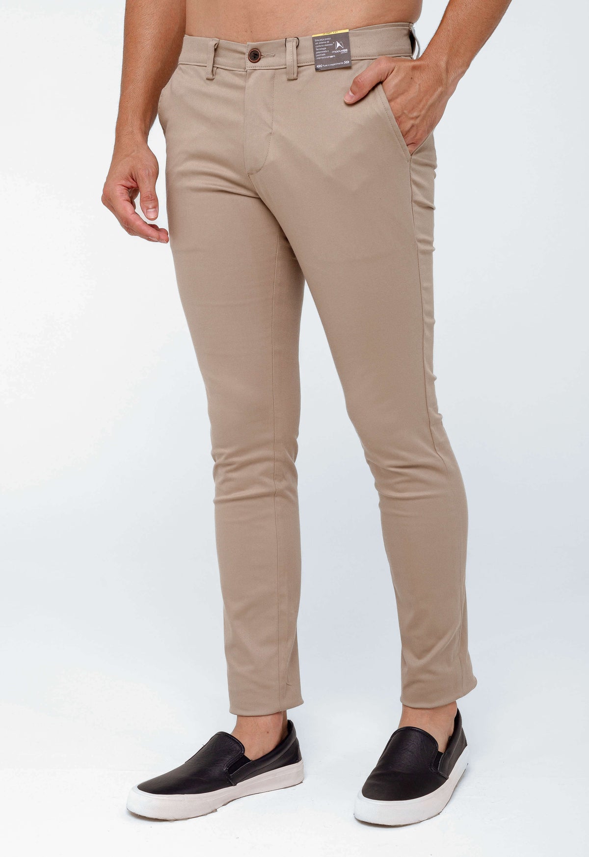 Calça Dom Henrico Skinny Fit Alfaiataria com Moovexx