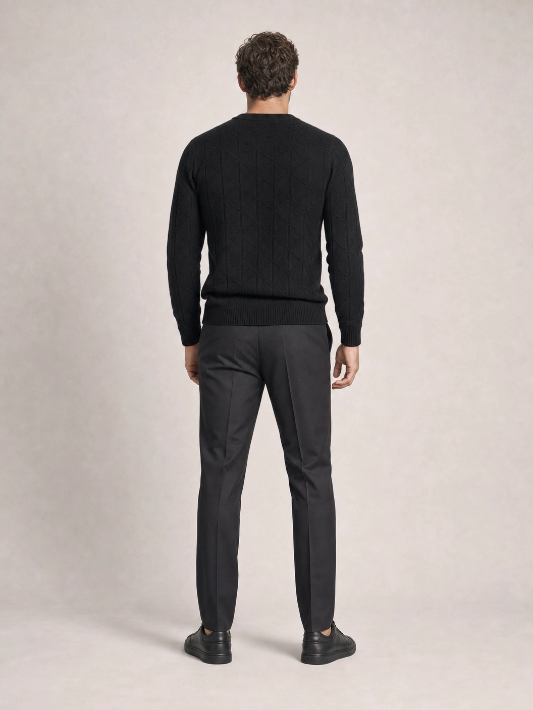 Suéter Calvin Klein Tricot Logo AOP