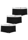 Cueca Tommy Hilfiger Kit C/ 3 Preta