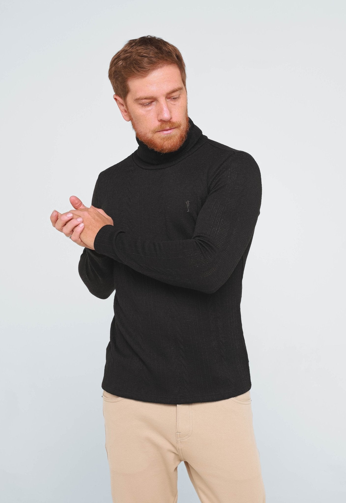 Cacharrel Zip Off Tricot Preto 00356 - Henri Store