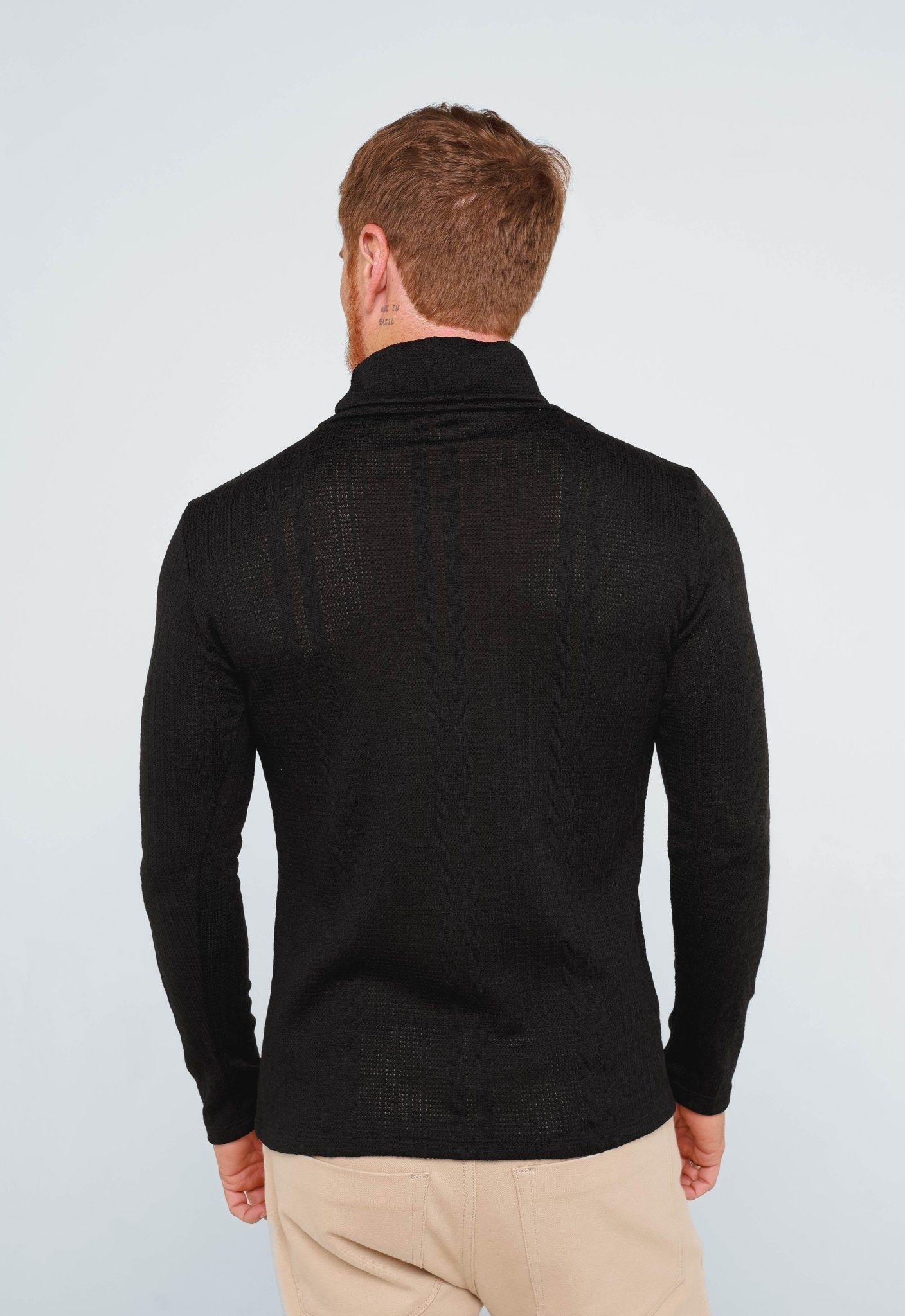 Cacharrel Zip Off Tricot Preto 00356 - Henri Store