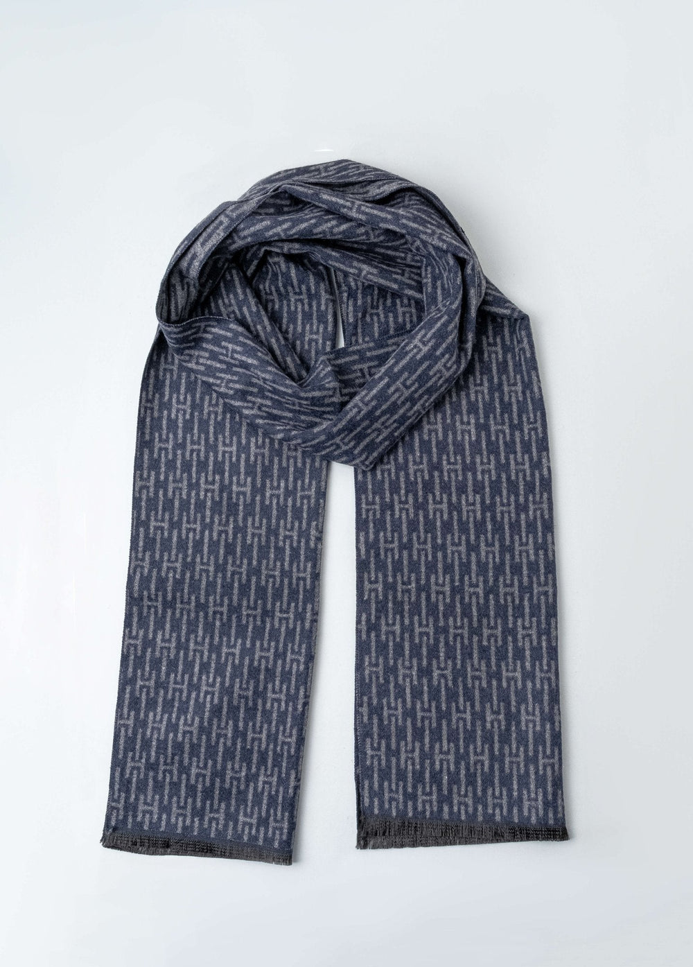 Cachecol Dom Henrico Azul Oxford - Henri Store