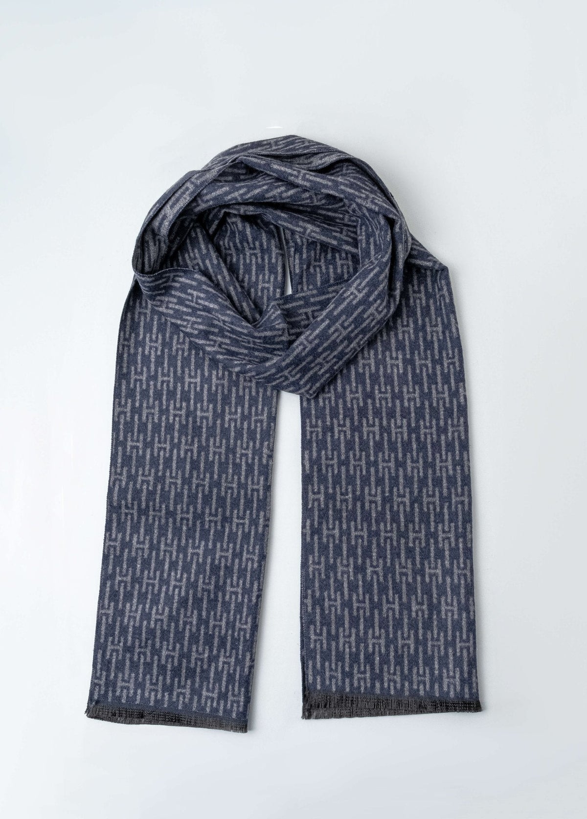 Cachecol Dom Henrico Azul Oxford - Henri Store