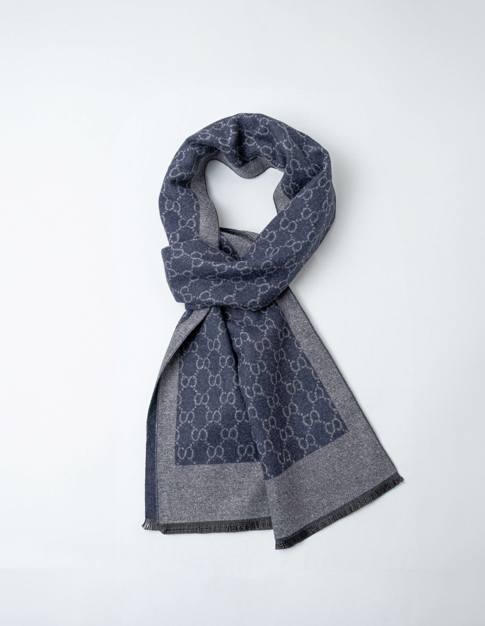 Cachecol Dom Henrico Azul Prússia - Henri Store