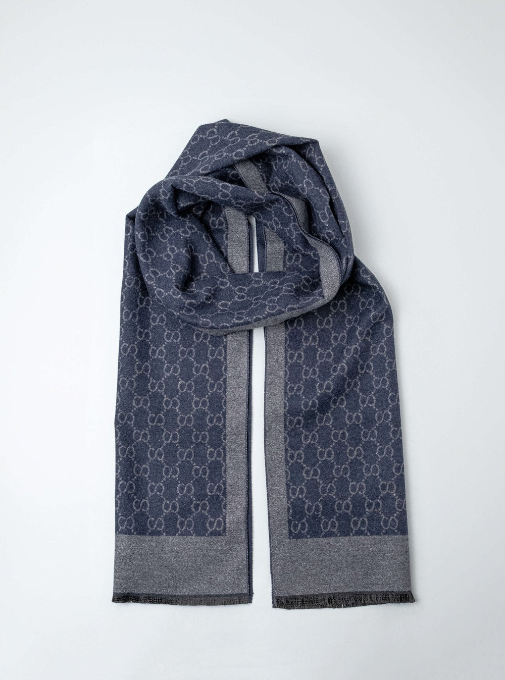 Cachecol Dom Henrico Azul Prússia - Henri Store