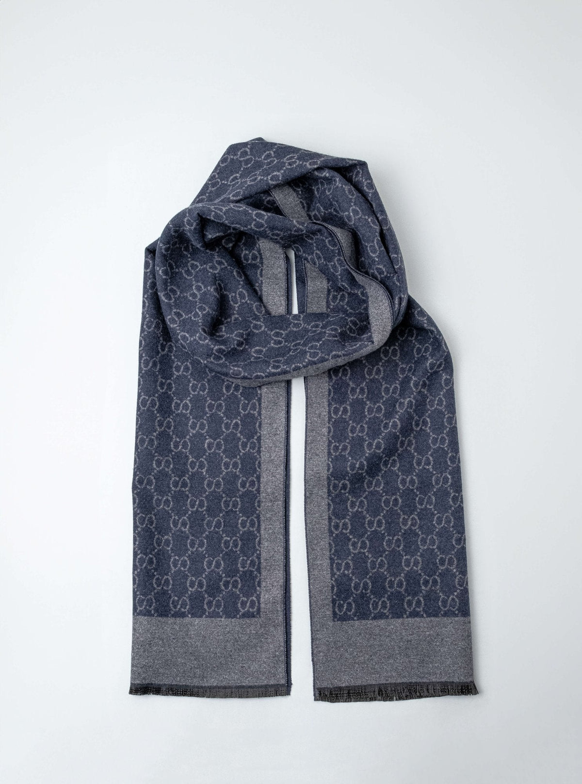 Cachecol Dom Henrico Azul Prússia - Henri Store