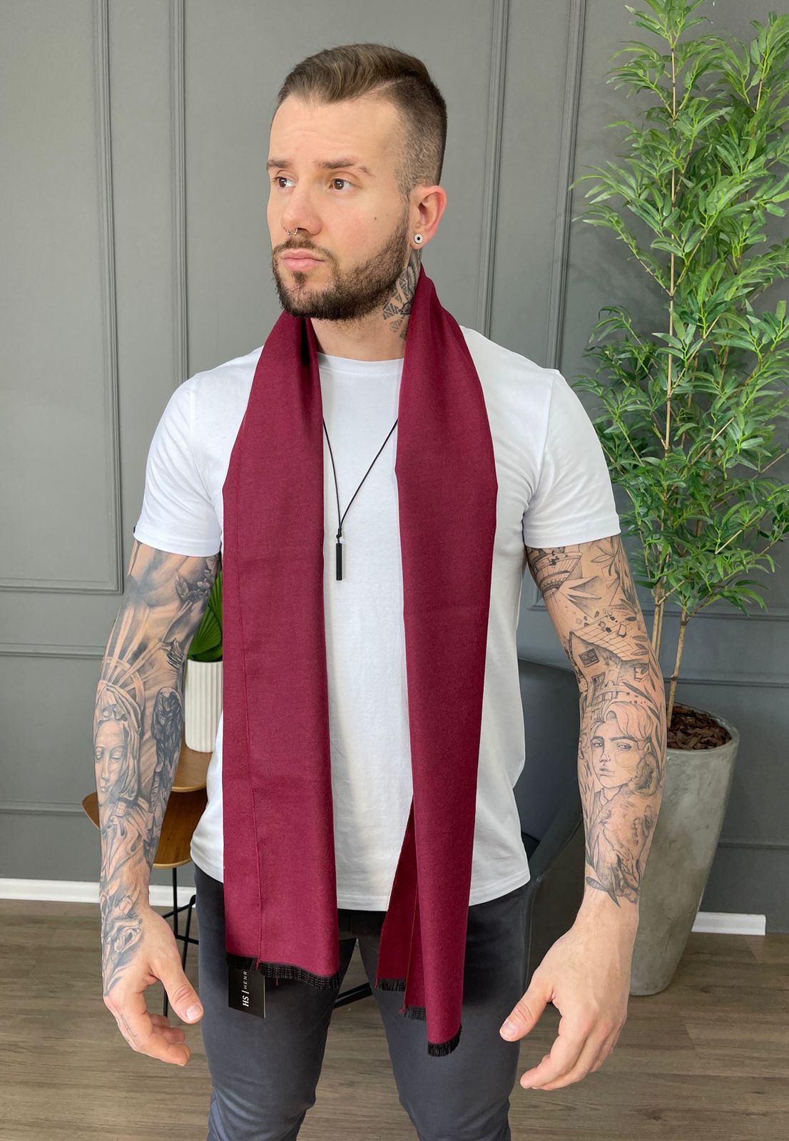 Cachecol Dom Henrico Vermelho - Henri Store
