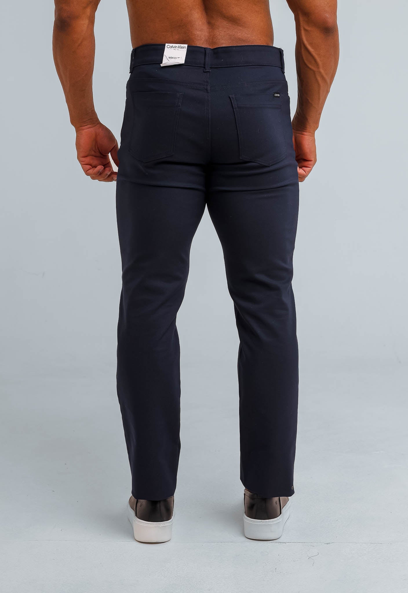 Calça Calvin Klein Alfaiataria Básica C/ Botão - Henri Store
