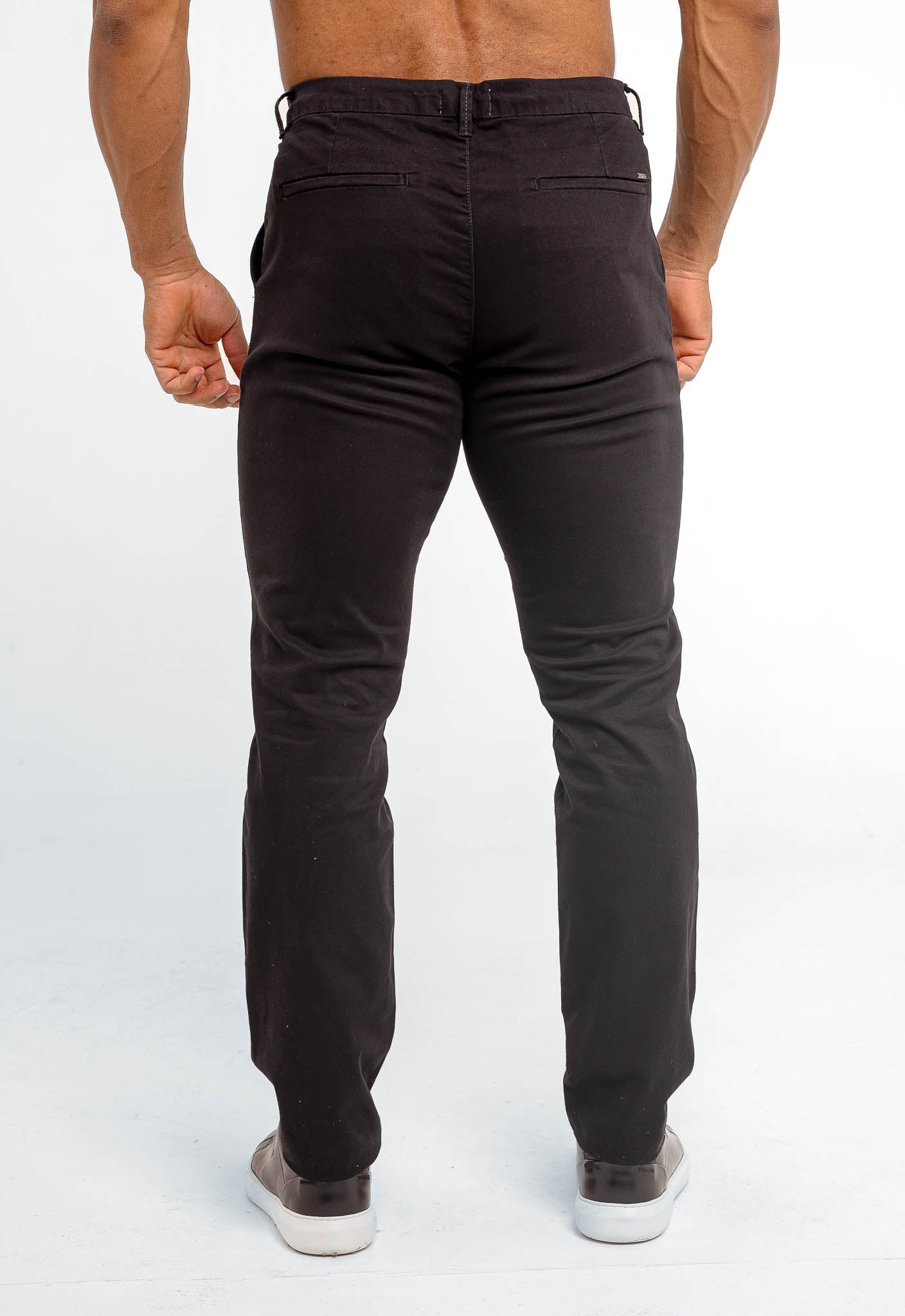 Calça Calvin Klein Chino Skinny Preto - Henri Store