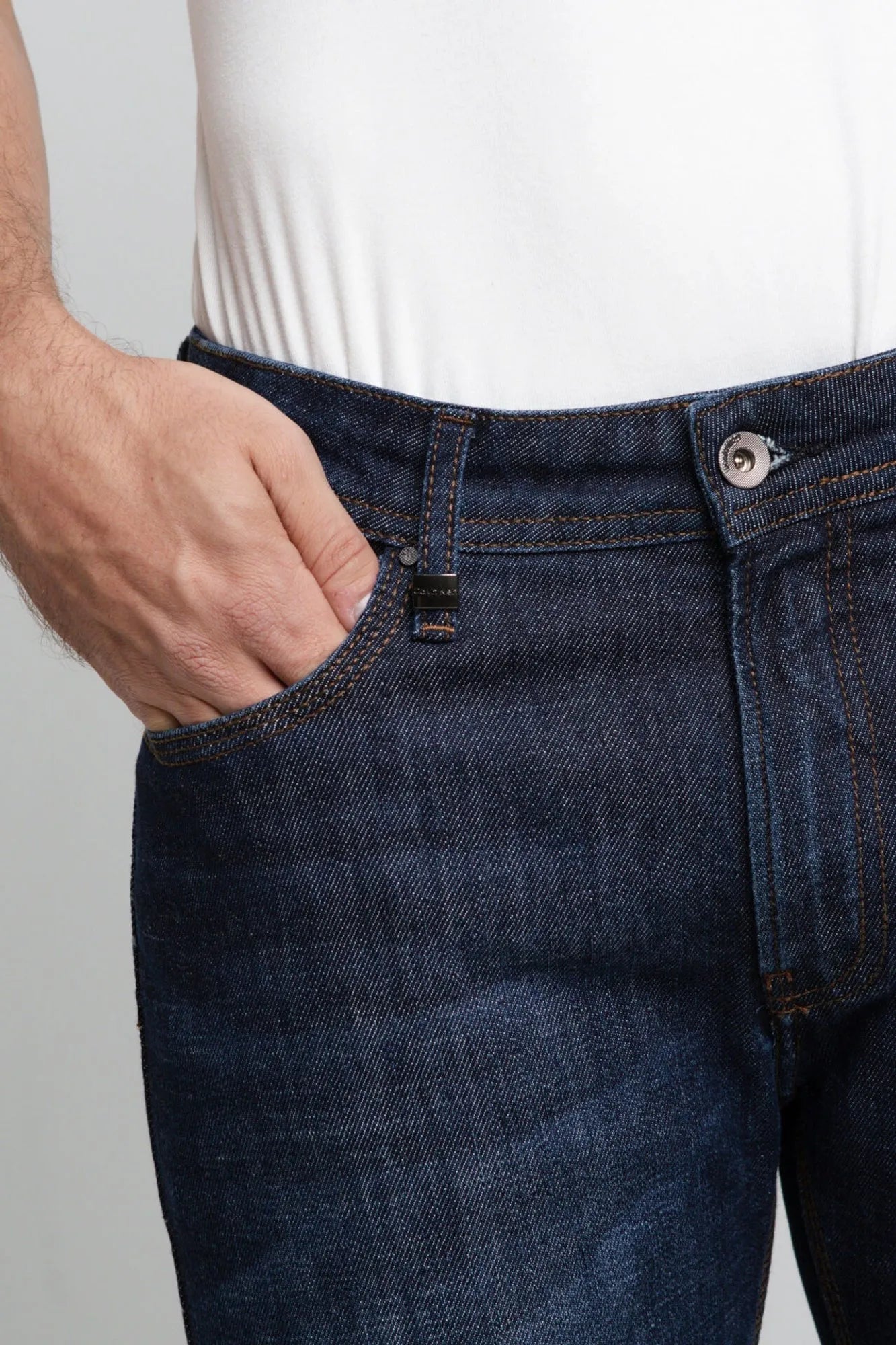 Calça Calvin Klein Slim Pesponto Triplo - Henri Store