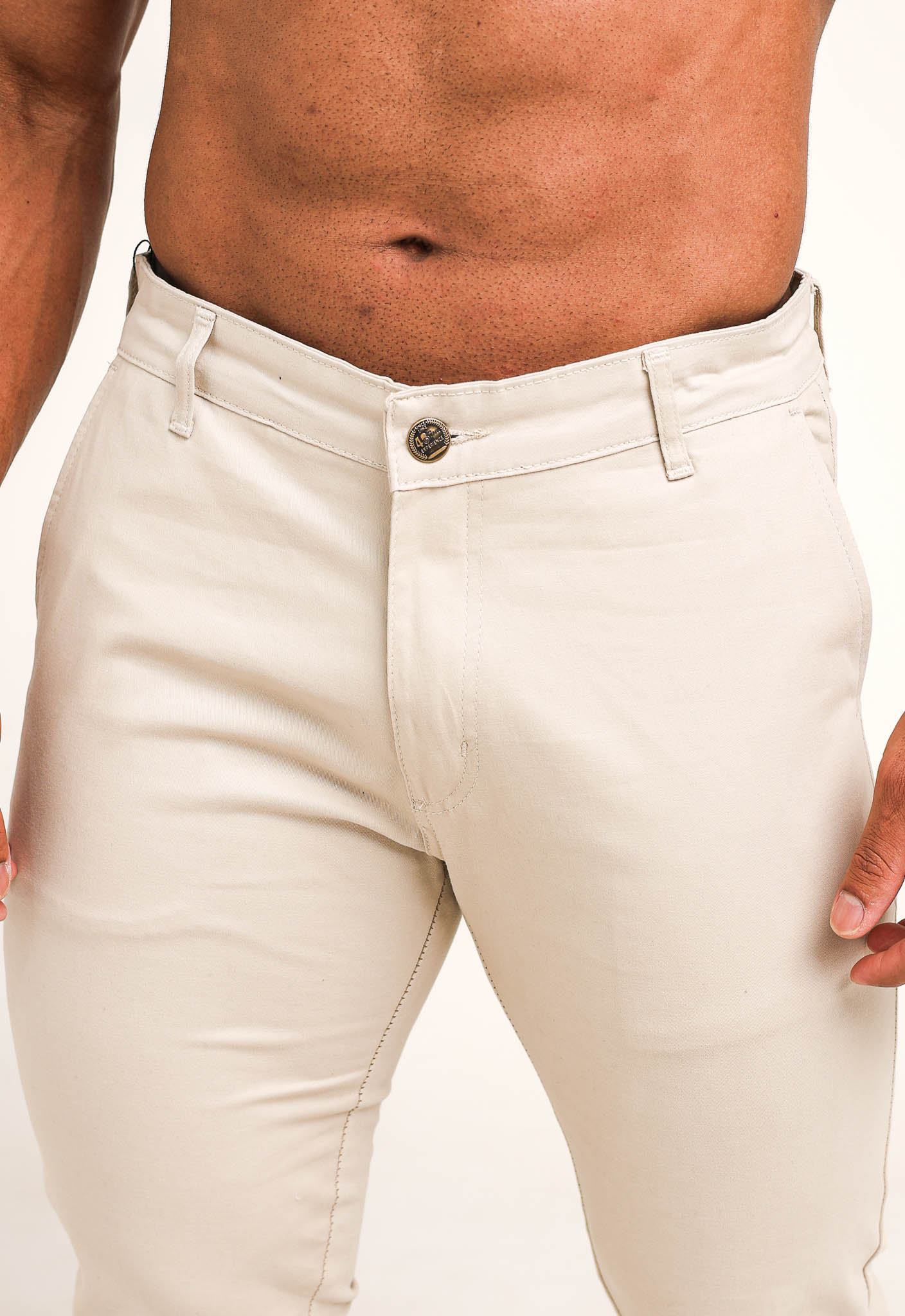 Calça Dom Henrico Areia LIVE - Henri Store
