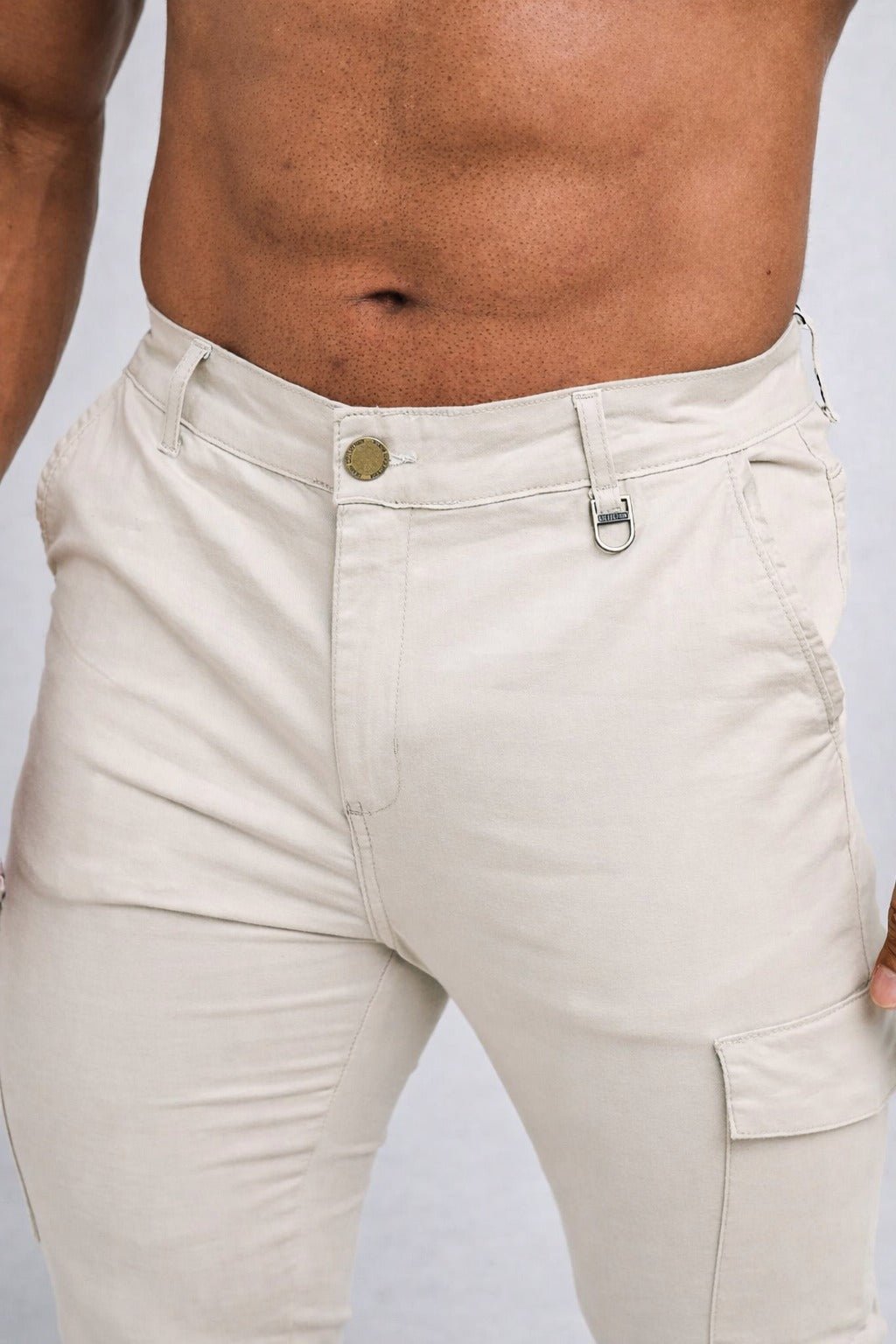 Calça Dom Henrico Cargo Areia - Henri Store
