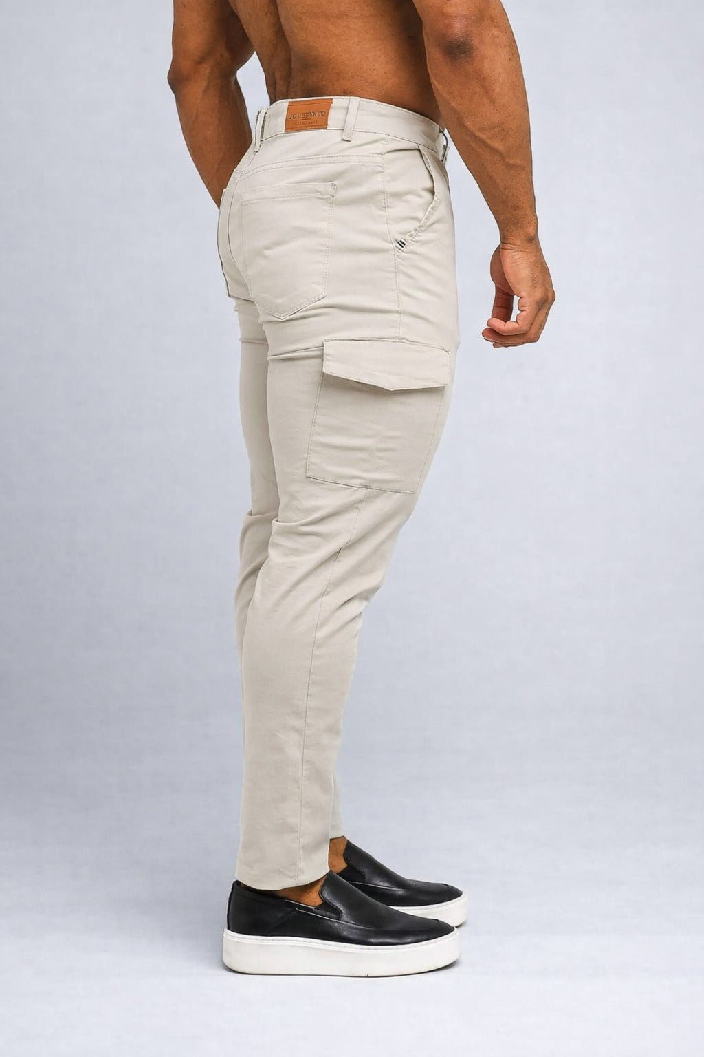 Calça Dom Henrico Cargo Areia - Henri Store