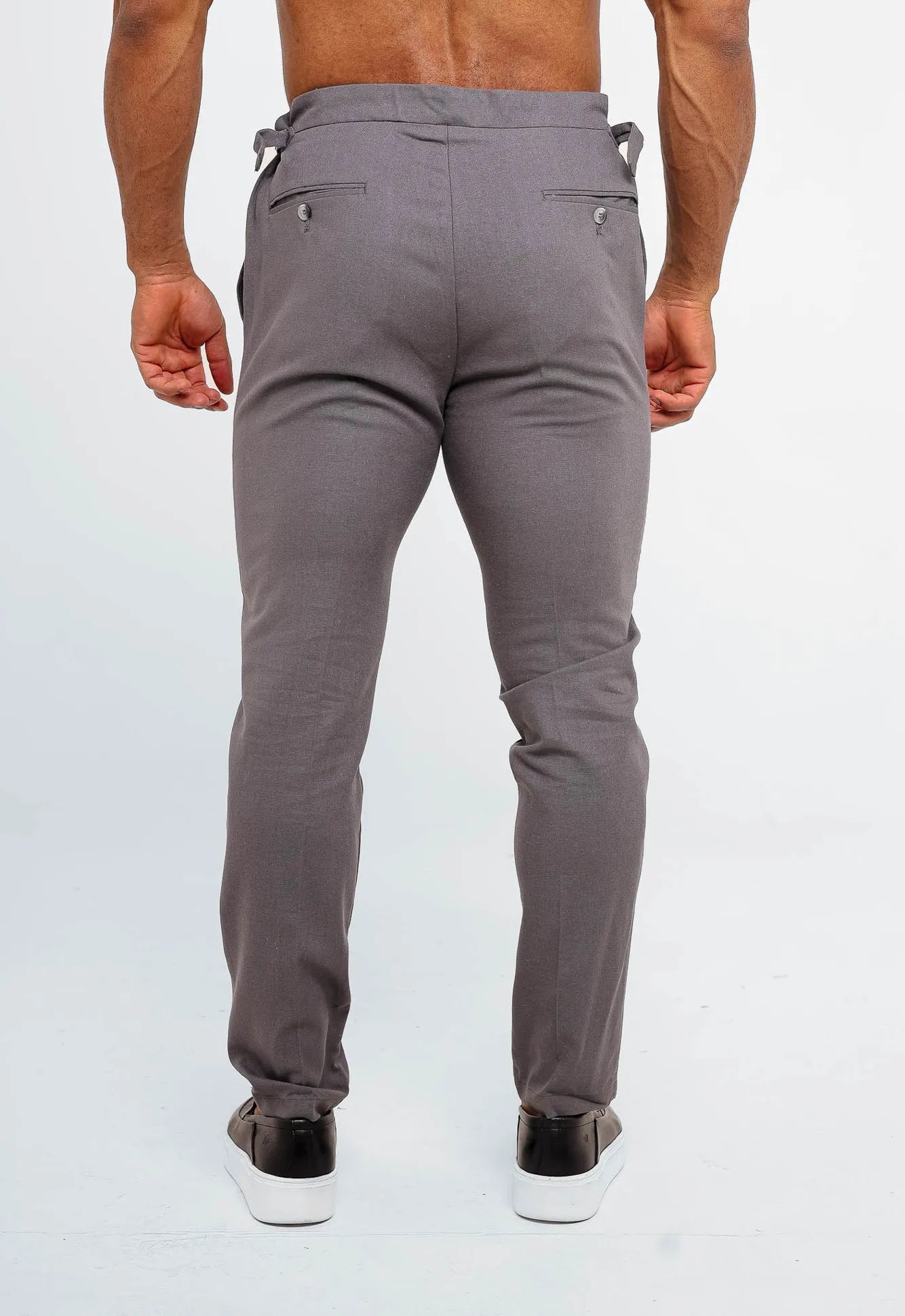 Calça Dom Henrico Cartagena em Linho com Ajuste na Cintura - Henri Store