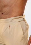 Calça Dom Henrico Cartagena em Linho com Ajuste na Cintura - Henri Store