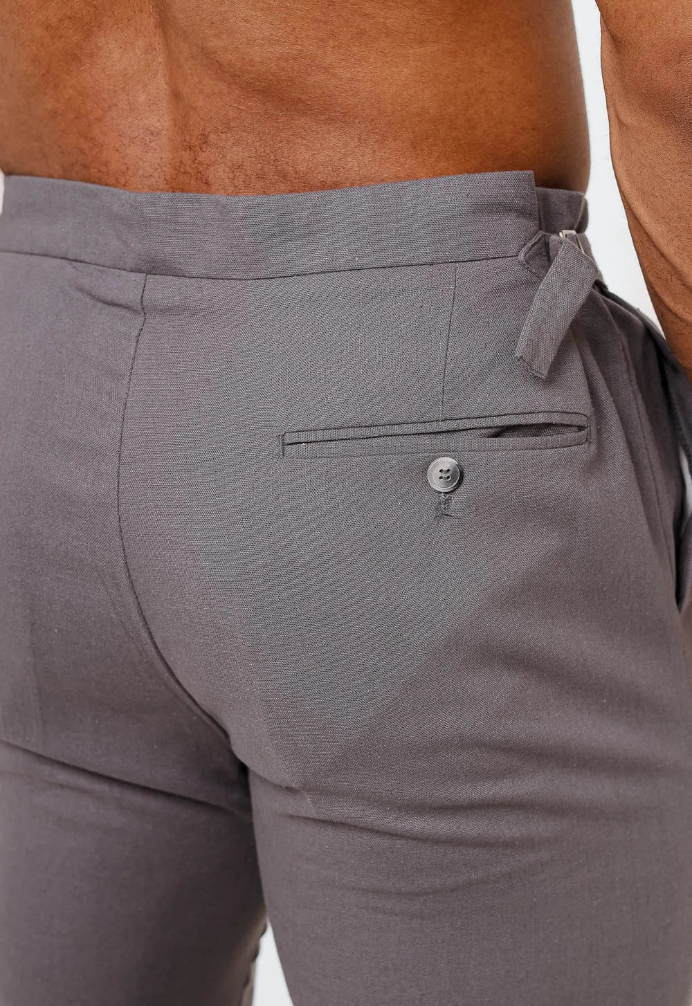 Calça Dom Henrico Cartagena em Linho com Ajuste na Cintura - Henri Store
