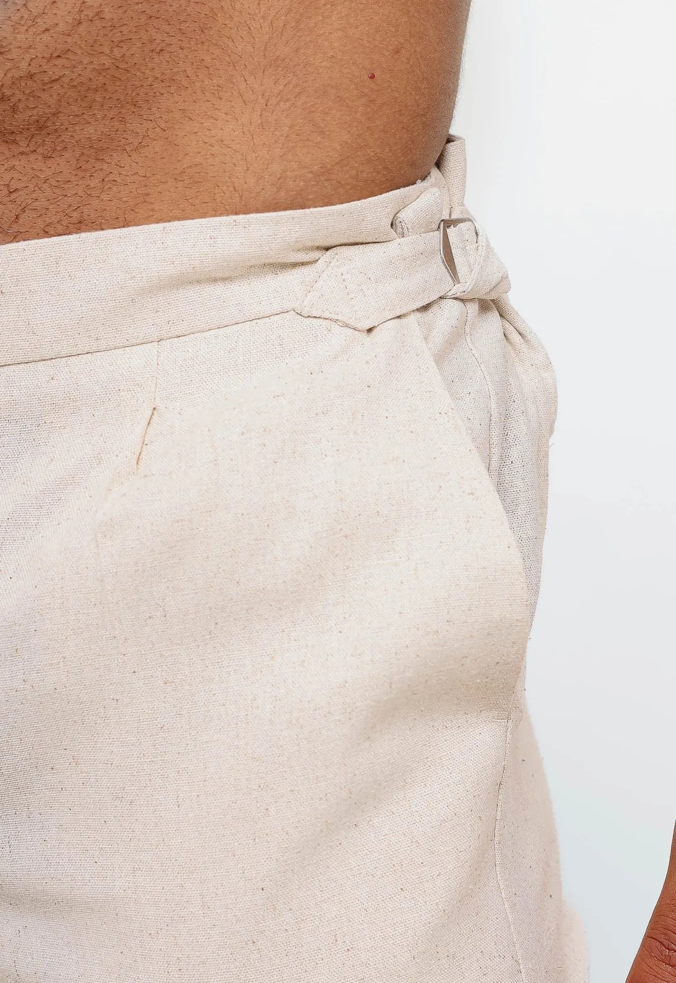 Calça Dom Henrico Cartagena em Linho com Ajuste na Cintura - Henri Store
