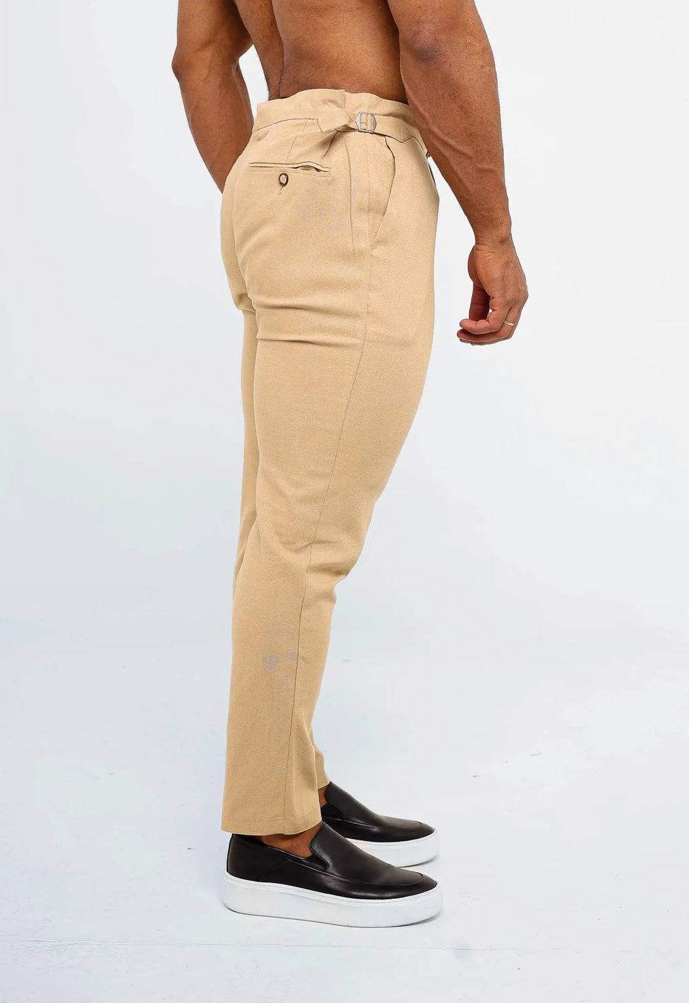 Calça Dom Henrico Cartagena em Linho com Ajuste na Cintura - Henri Store