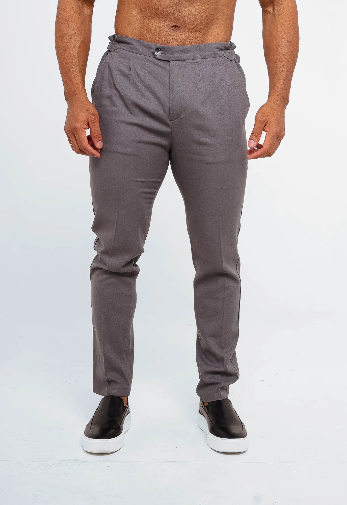 Calça Dom Henrico Cartagena em Linho com Ajuste na Cintura - Henri Store