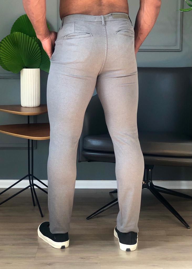 Calça Dom Henrico Cinza Médio - Henri Store
