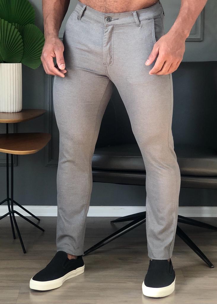 Calça Dom Henrico Cinza Médio - Henri Store