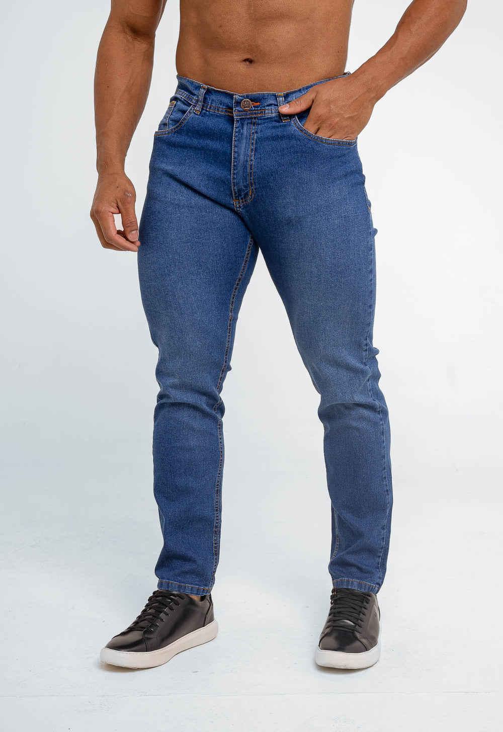 Calça Dom Henrico Jeans Claro - Henri Store