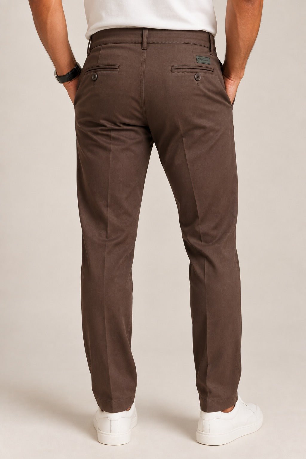 Calça Dom Henrico Sarja Chino Slim - Henri Store