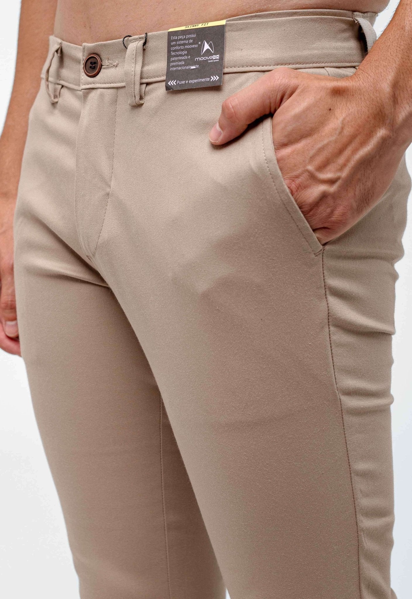 Calça Dom Henrico Skinny Fit Alfaiataria com Moovexx - Henri Store