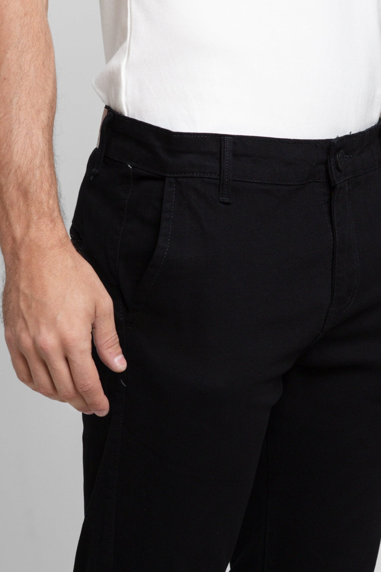 Calça Masculina Skinny Fit Dom Henrico Preta