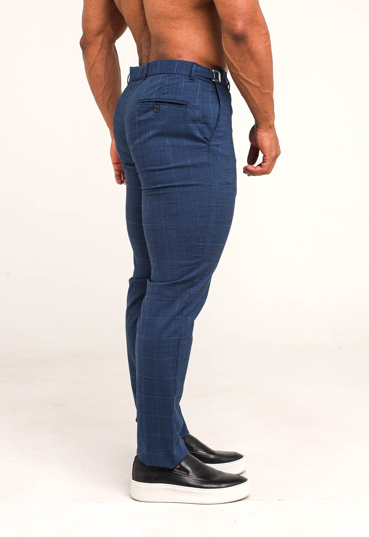 Calça Dom Henrico Slim Alfaiataria Milano com Ajuste Lateral - Henri Store