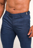 Calça Dom Henrico Slim Alfaiataria Milano com Ajuste Lateral - Henri Store
