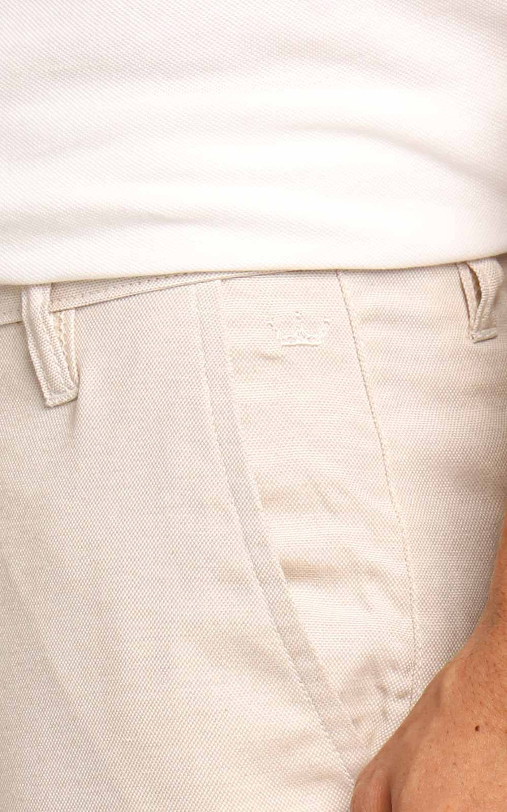 Calça Dom Henrico Slim Areia - Henri Store