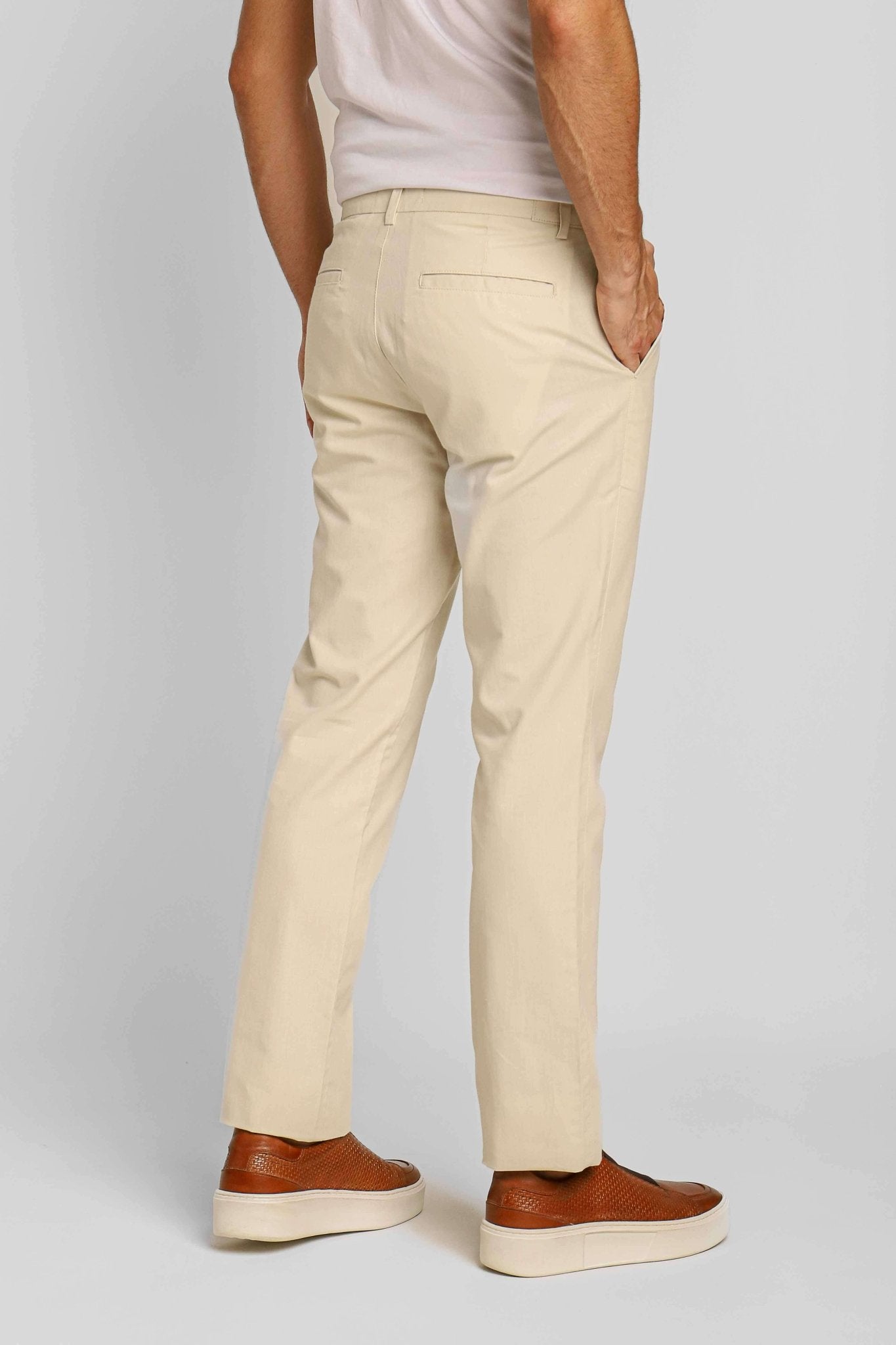 Calça Dom Henrico Slim Fit em Linho com Moovexx - Henri Store