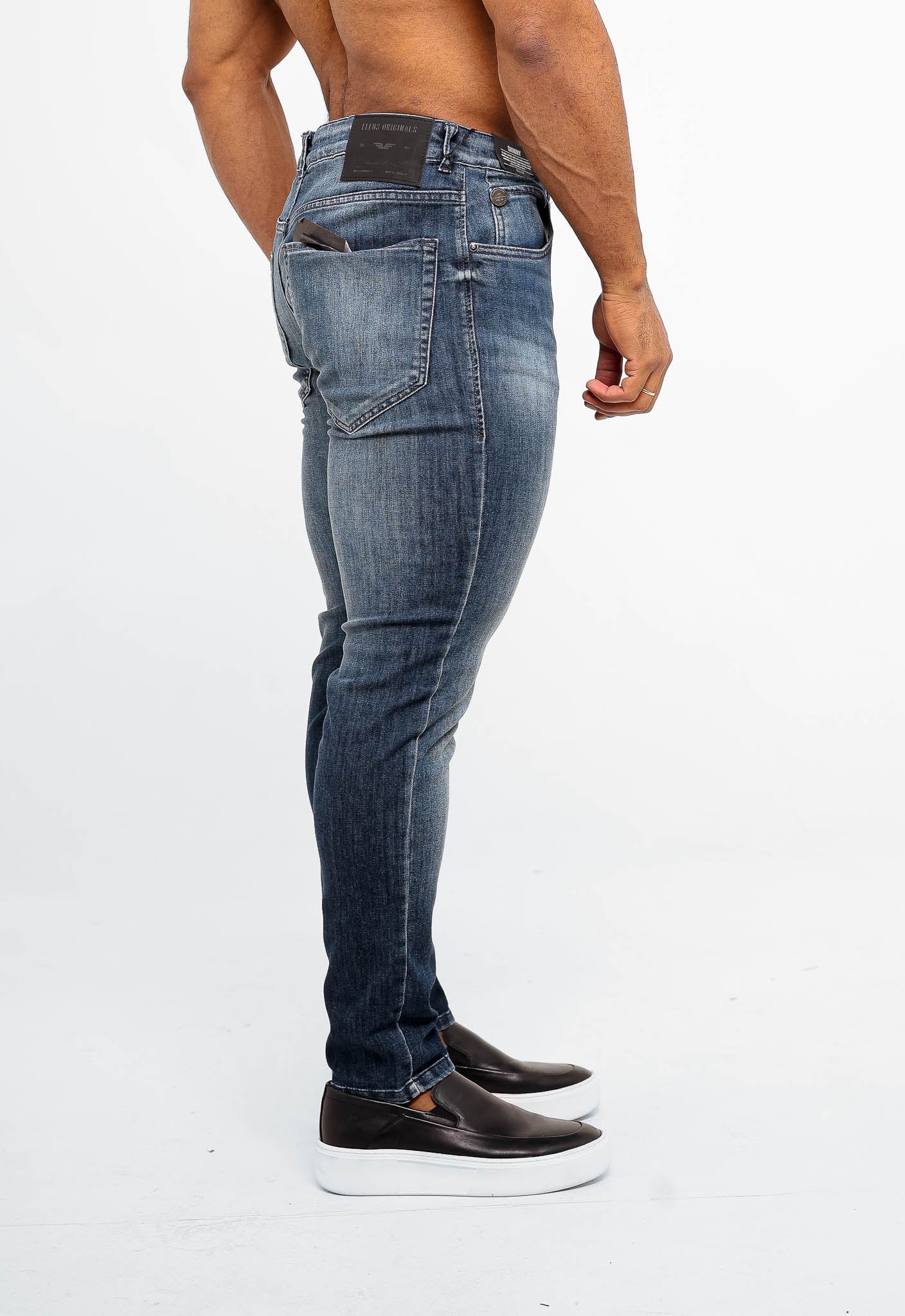 Calça Ellus Jeans High Comfort Dark - Henri Store