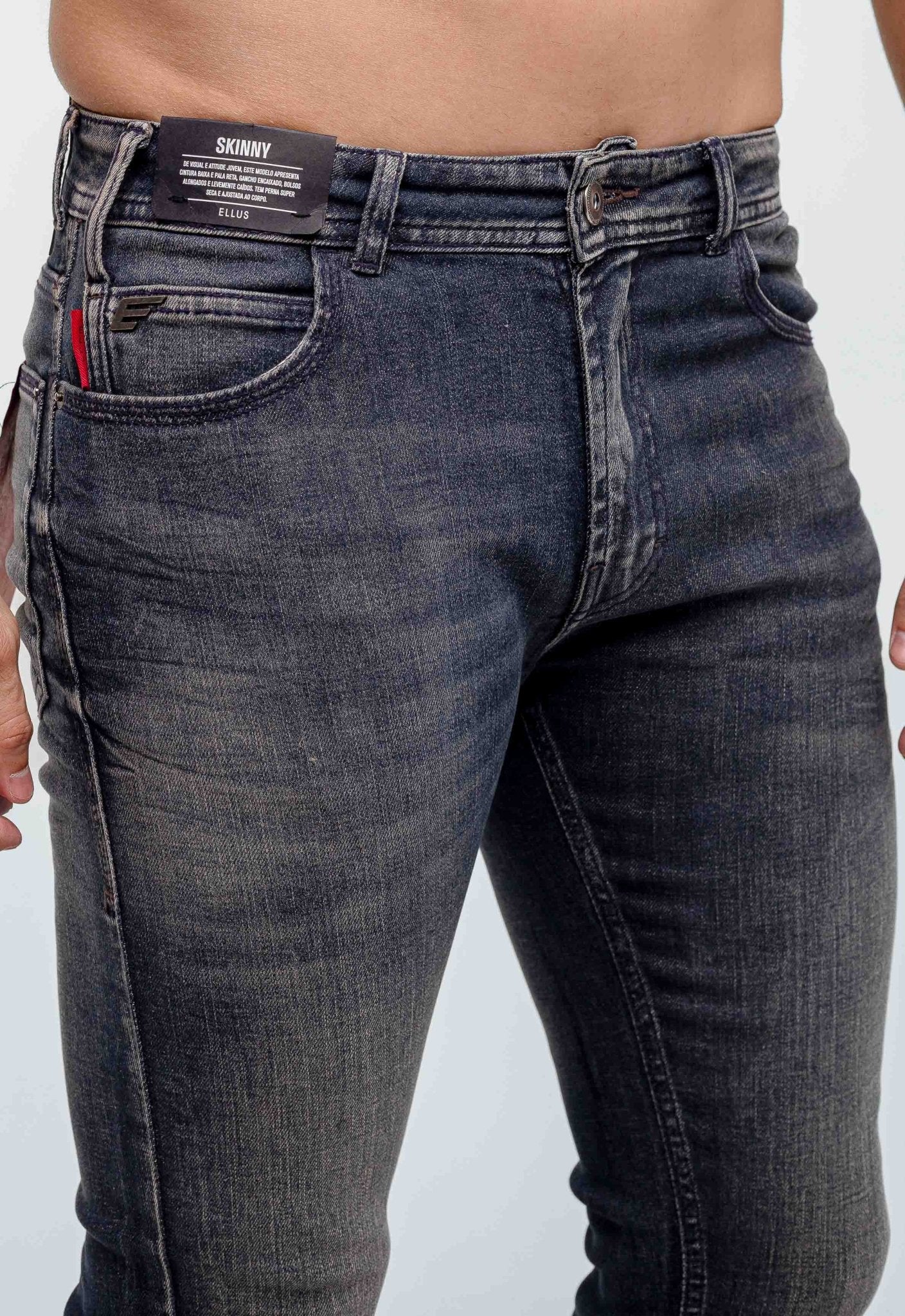 Calça Ellus Jeans Skinny Dark Forest - Henri Store
