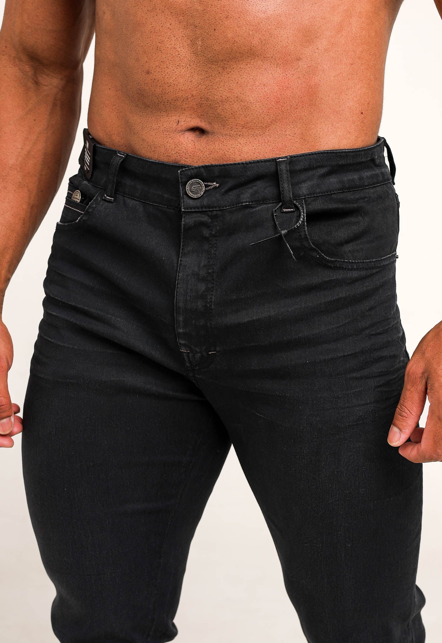 Calça Ellus Preta Storm Elastic II St Slim - Henri Store