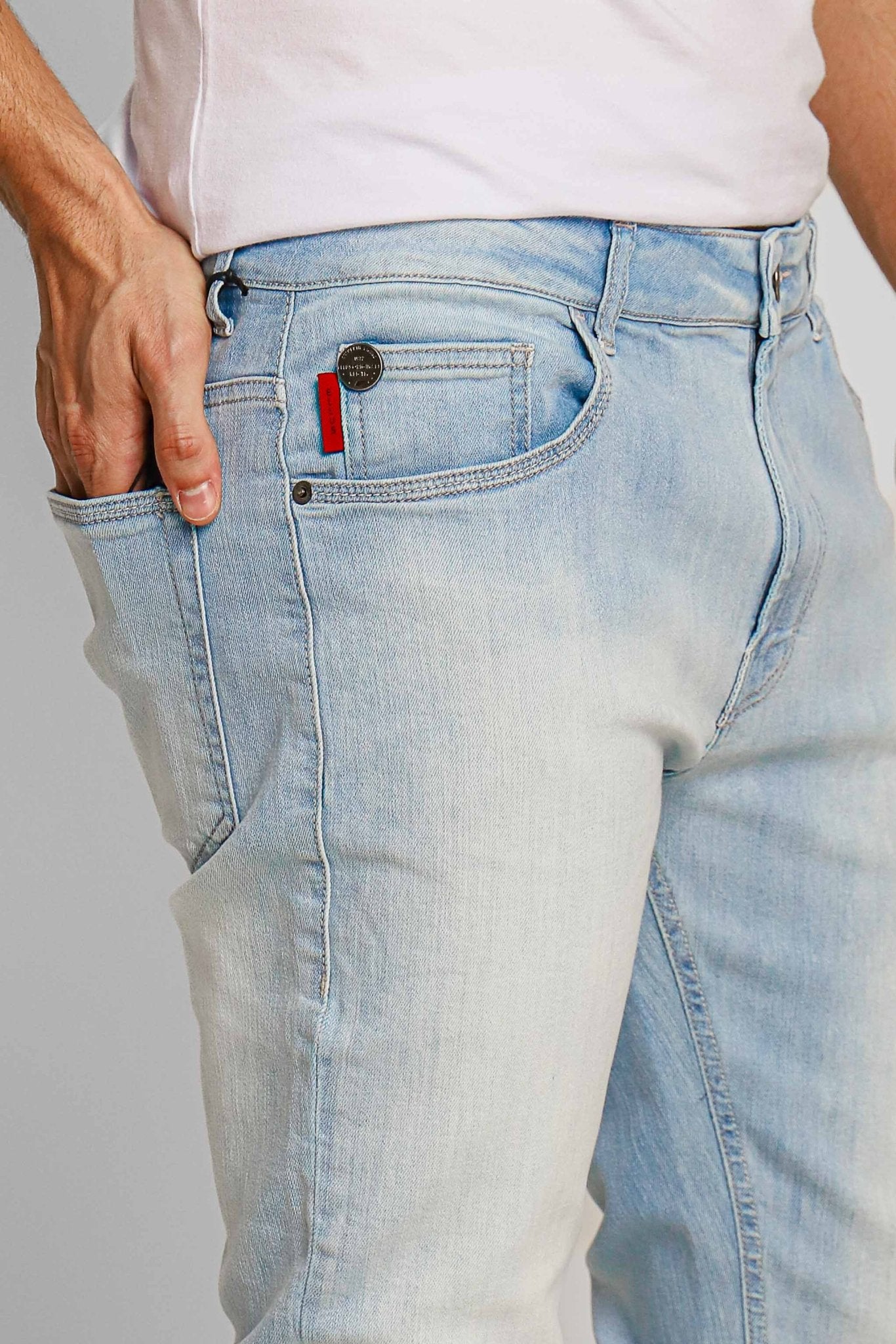 Calça Ellus Skinny High Comfort Jeans Claro - Henri Store