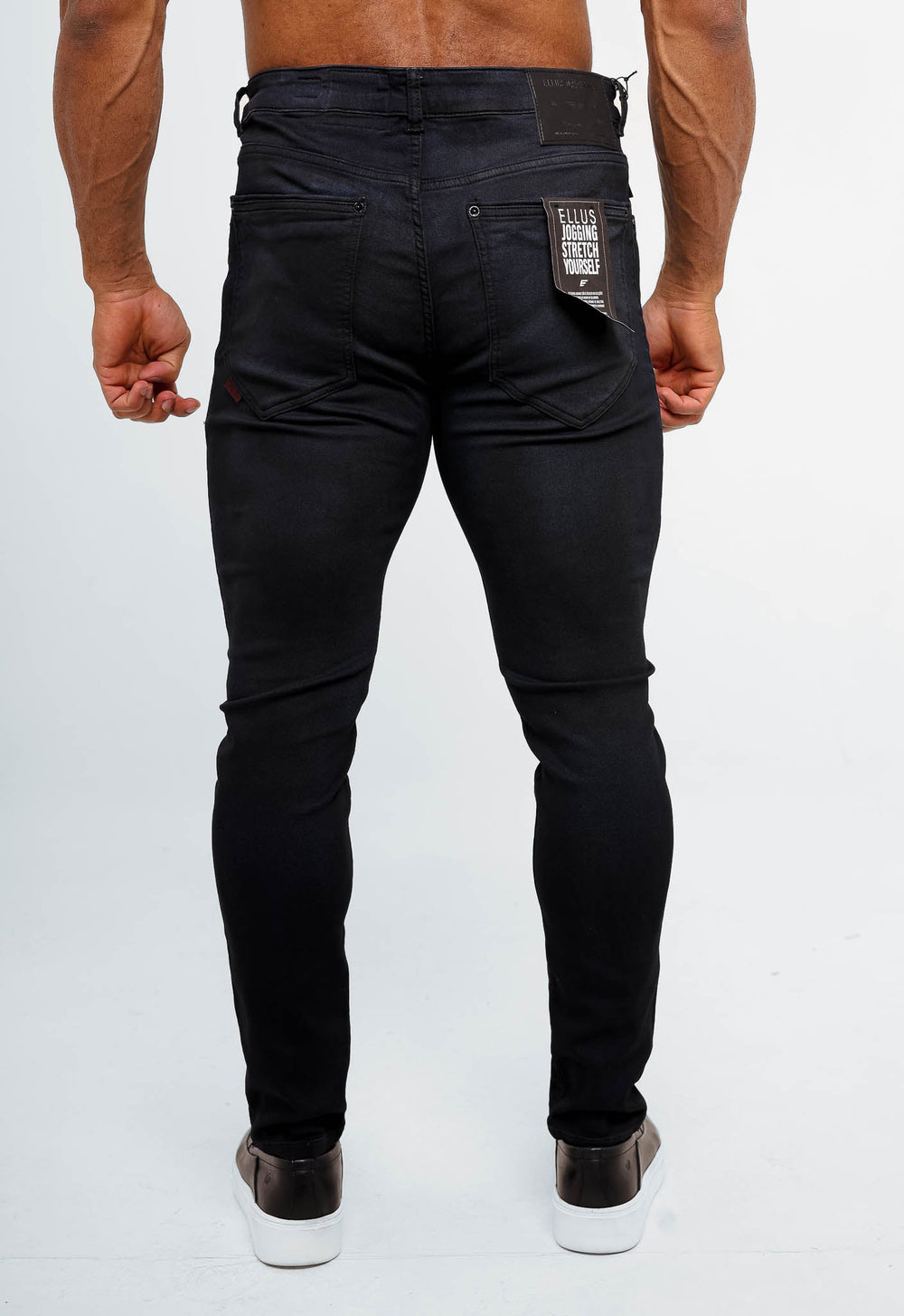 Calça Ellus Skinny Jogging Zetex Preto - Henri Store