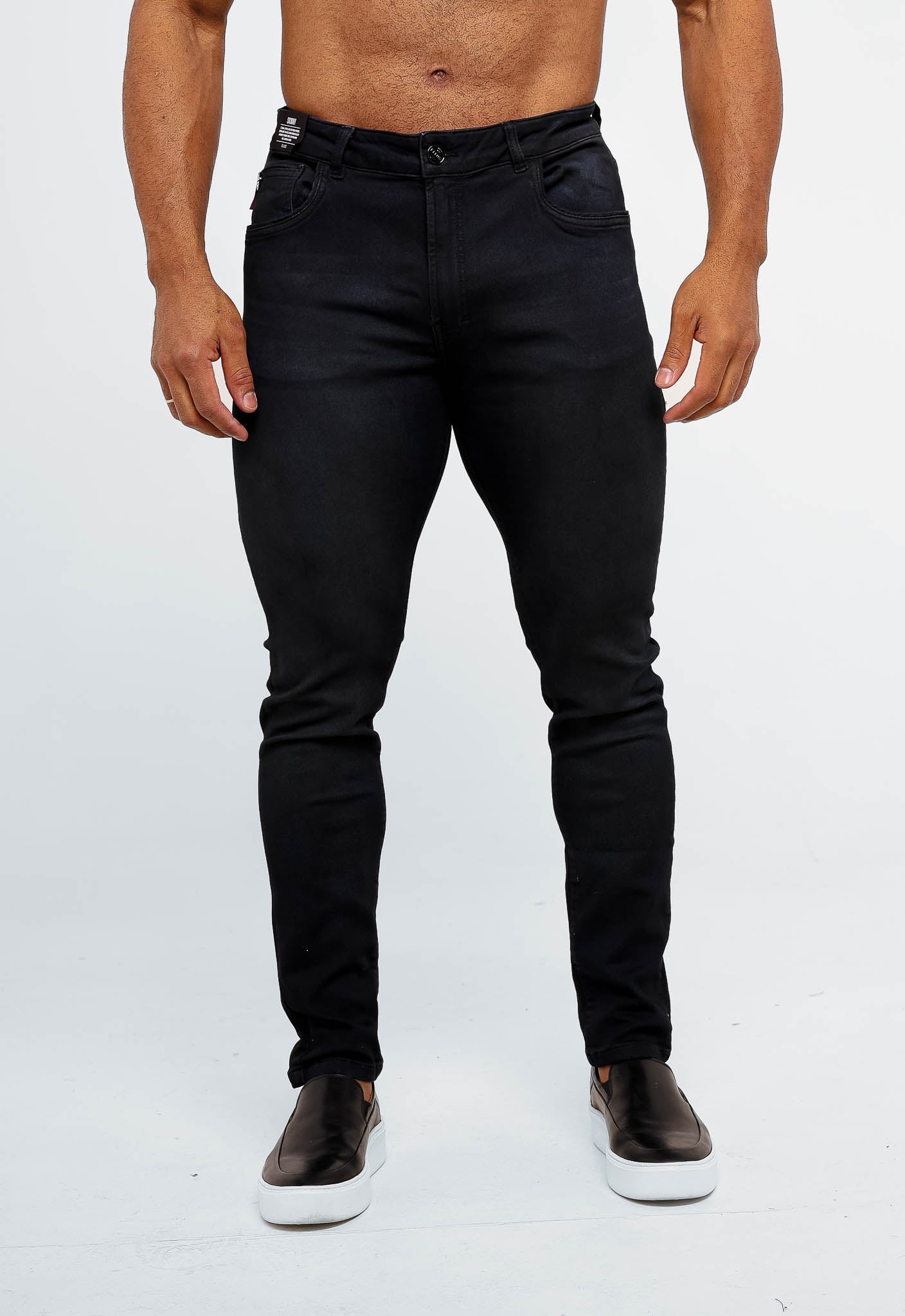 Calça Ellus Skinny Jogging Zetex Preto - Henri Store