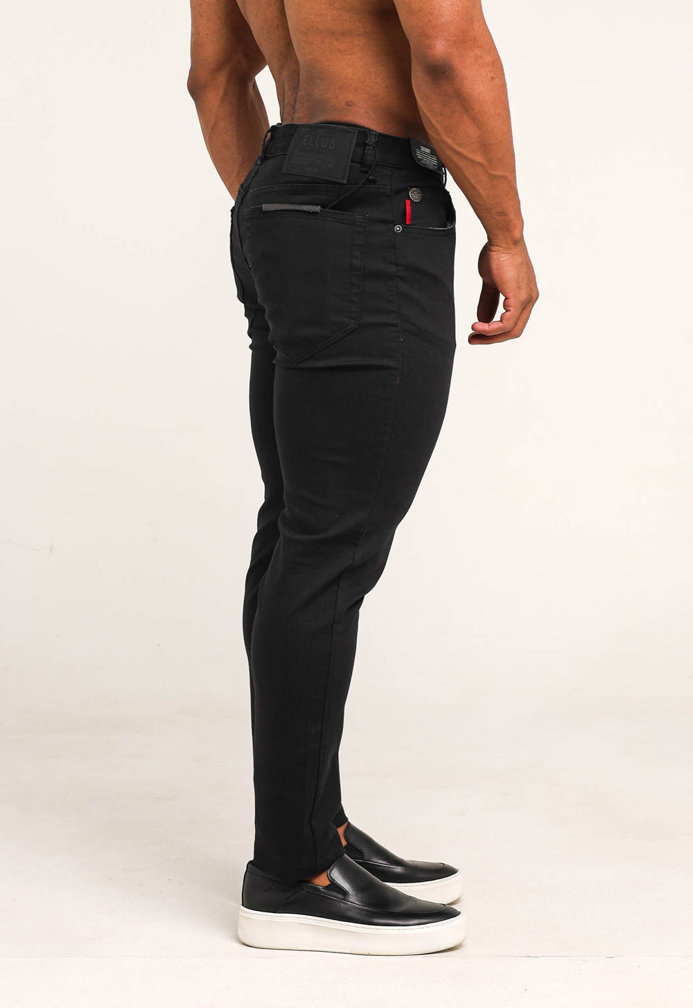 Calça Ellus Skinny Storm Elastic Zetex Preto - Henri Store