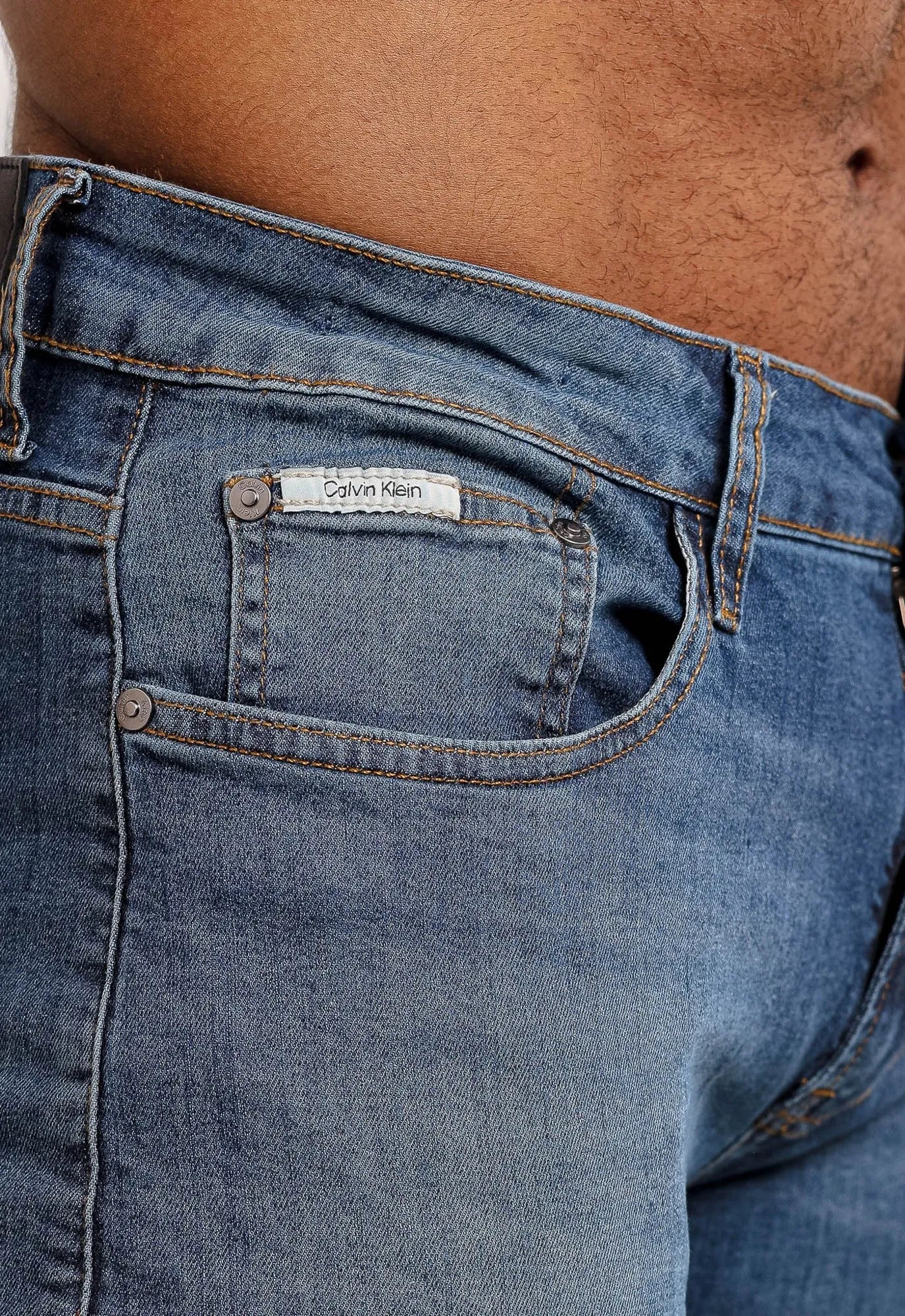 Calça Jeans Calvin Klein Slim Five Pockets. - Henri Store