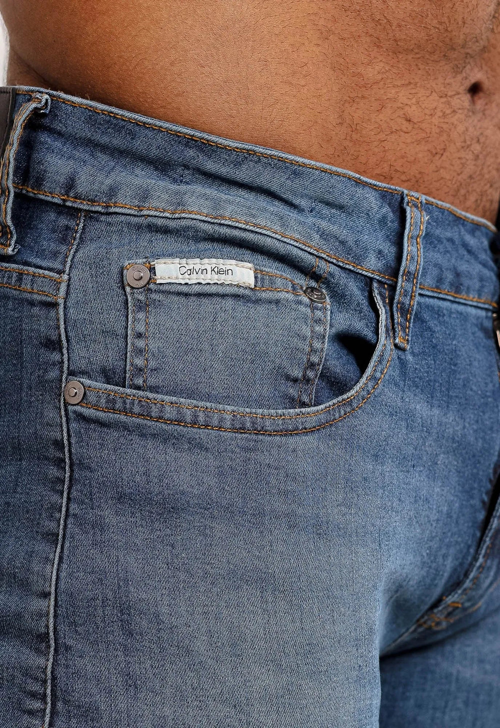 Calça Jeans Calvin Klein Slim Five Pockets. - Henri Store