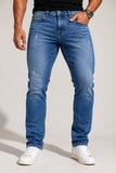 Calça Jeans CK Bordado Bolso Jeans Claro- Live - Henri Store