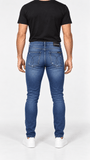 Calça Jeans Escuro Calvin Klein Bordado Preto CK - Henri Store