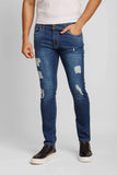 Calça Jeans Masculina Dom Henrico Slim Destroyed Médio - Henri Store