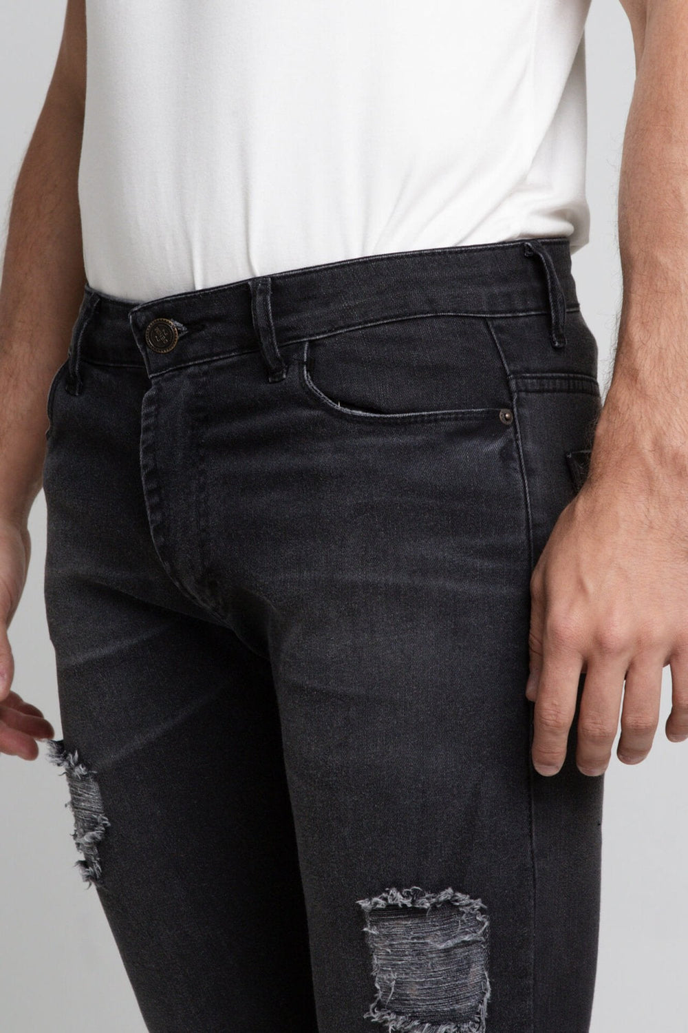 Calça Jeans Masculina Dom Henrico Slim Destroyed - Henri Store