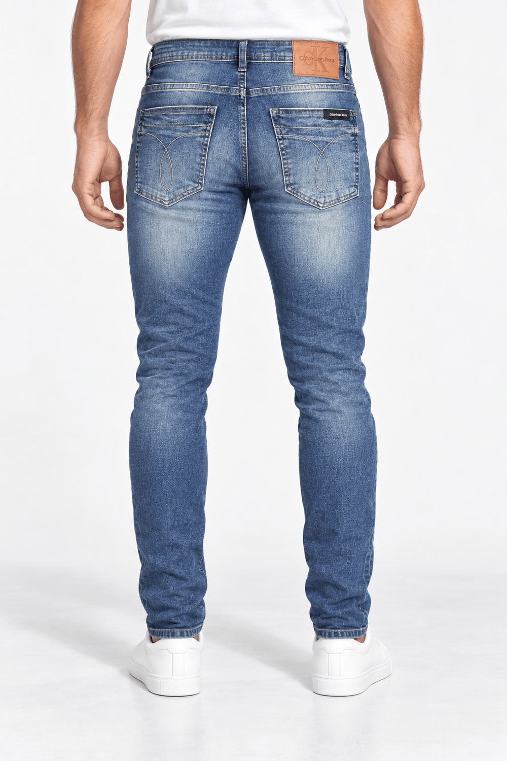 Calça Jeans Médio Calvin Klein Bordado CK - Henri Store
