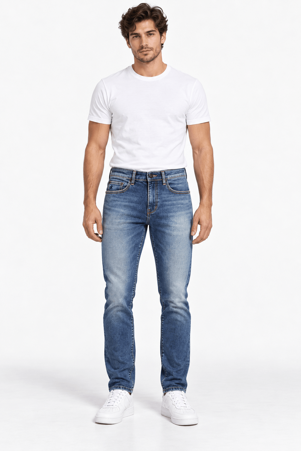 Calça Jeans Médio Calvin Klein Slim - Henri Store