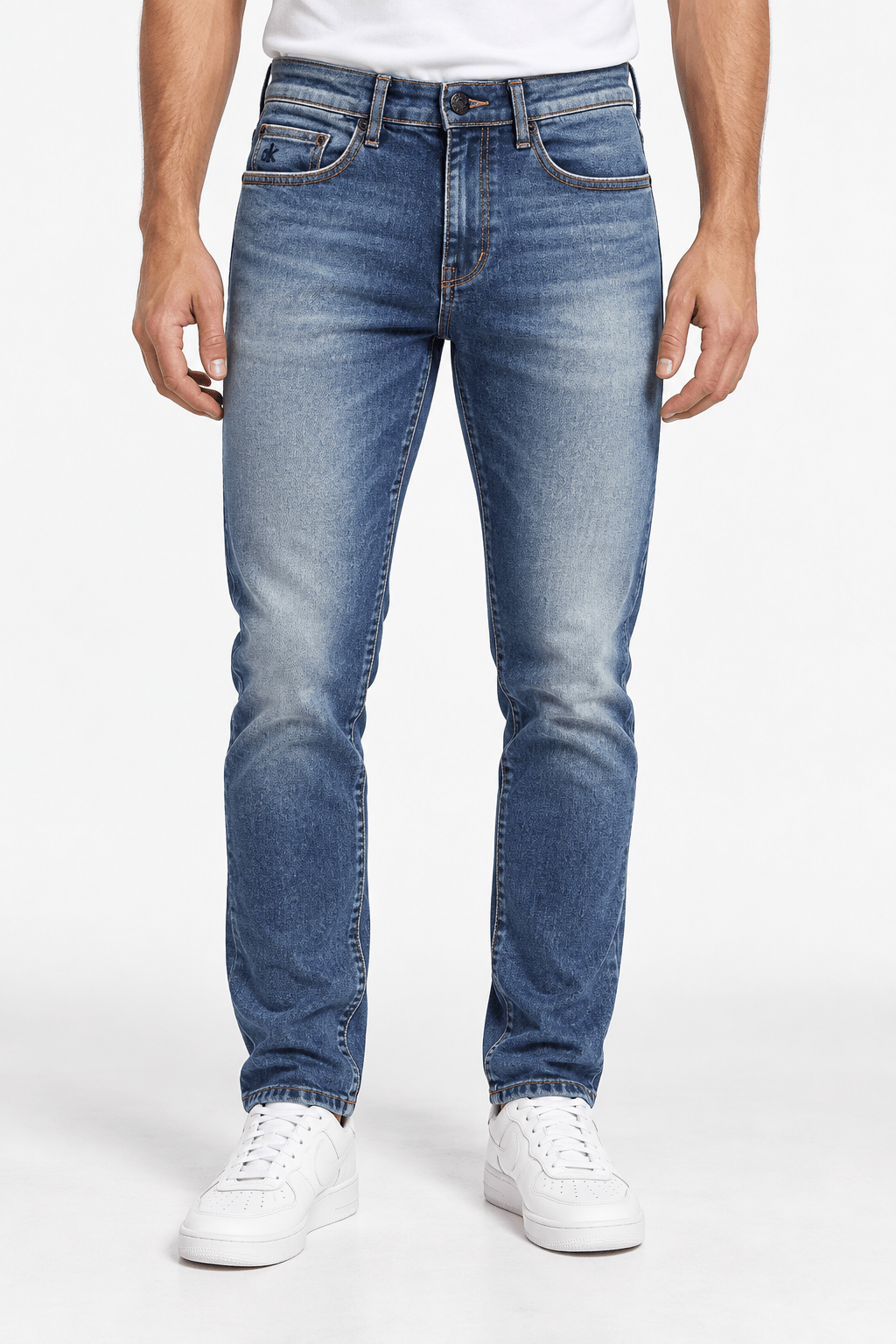 Calça Jeans Médio Calvin Klein Slim - Henri Store