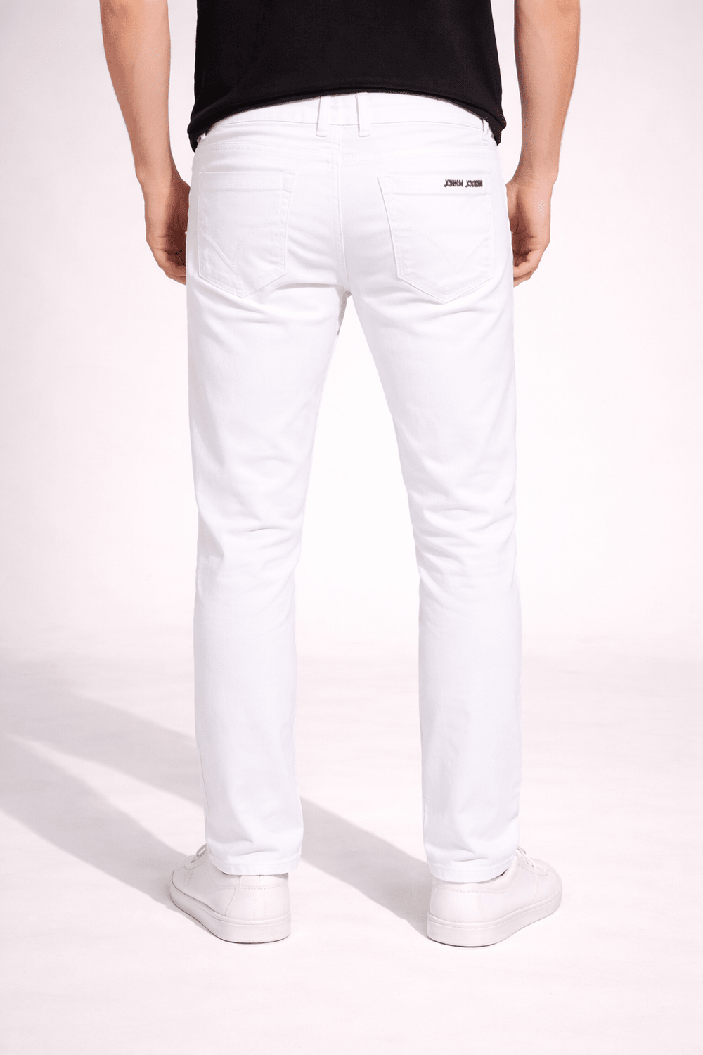 Calça John John Rasgo Joelho Branca - Henri Store